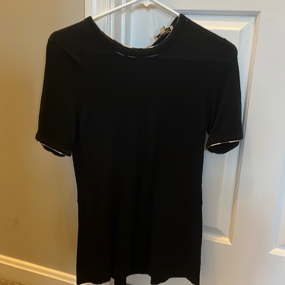 Burberry shirt.  Black. Size M